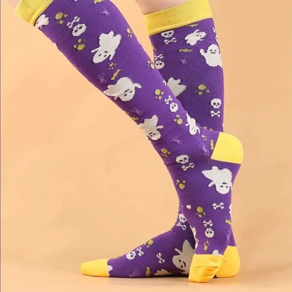 Halloween Thigh High Socks